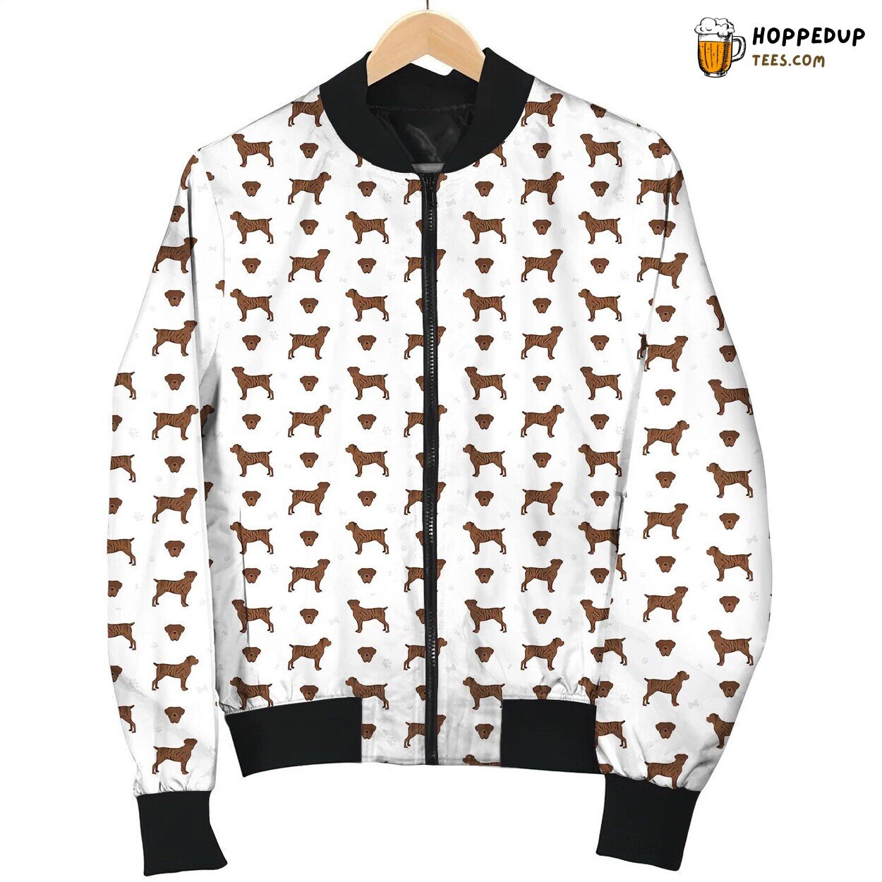 Cane Corso Brown Bomber Jacket