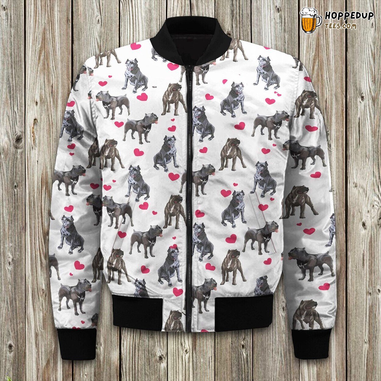 Cane Corso Heart Bomber Jacket