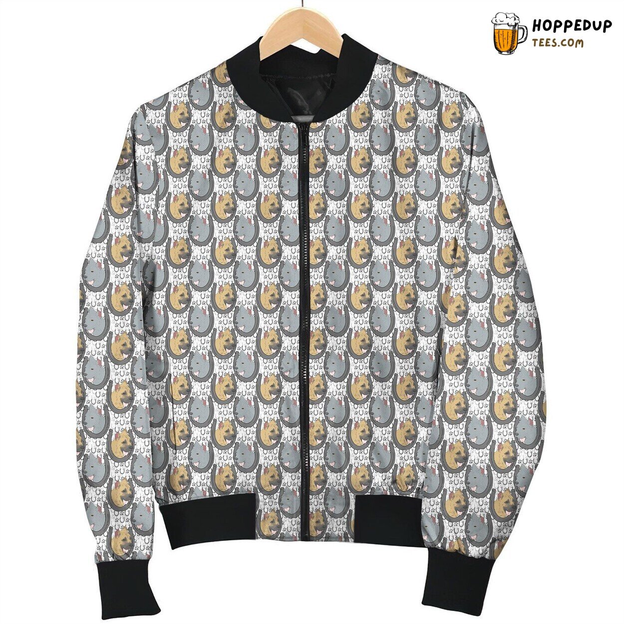 Cane Corso Small Puppy Horseshoe Bomber Jacket