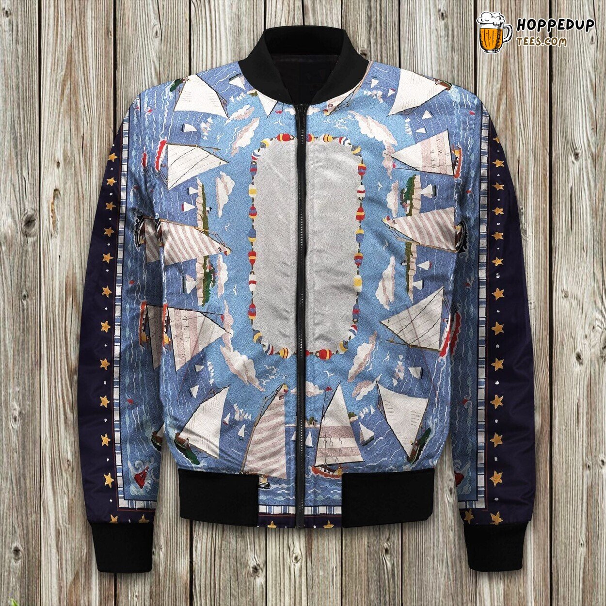 Cape Cod Cat Boat Bomber Jacket