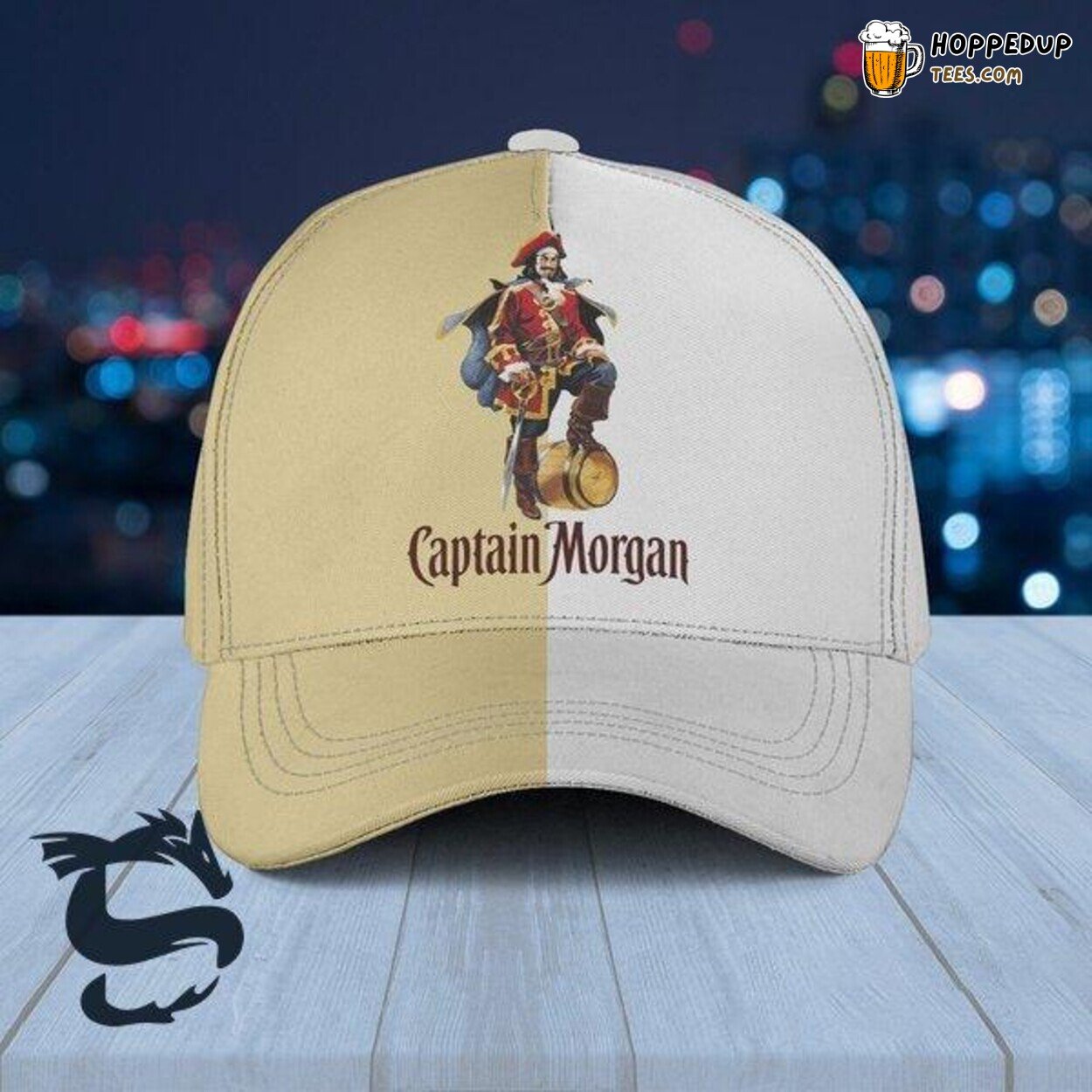 Captain Morgan Basic Cap Nautical Rum Inspired Sleek Modern Stylish