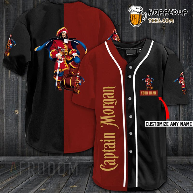 Captain Morgan Distinct Personalized Design Unique Baseball Jersey Look