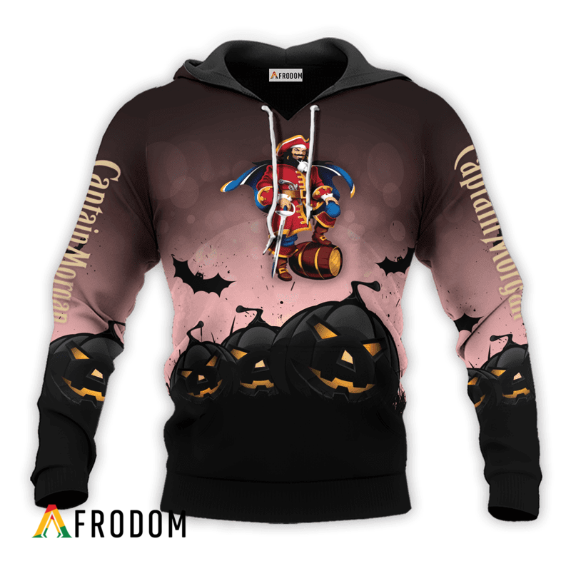 Captain Morgan Halloween Night Pumpkin Hoodie HU