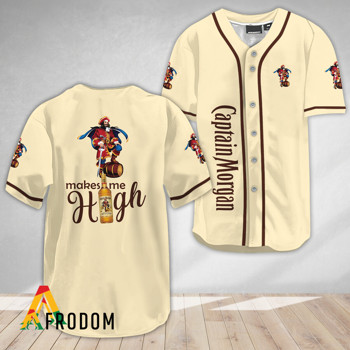 Captain Morgan Make Me High Baseball Jersey HU
