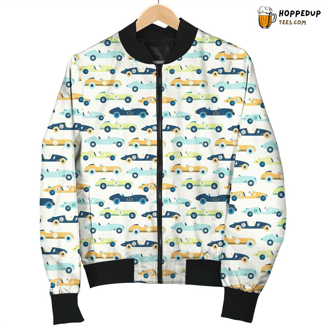 Car Racing Cool Multicolor Bomber Jacket
