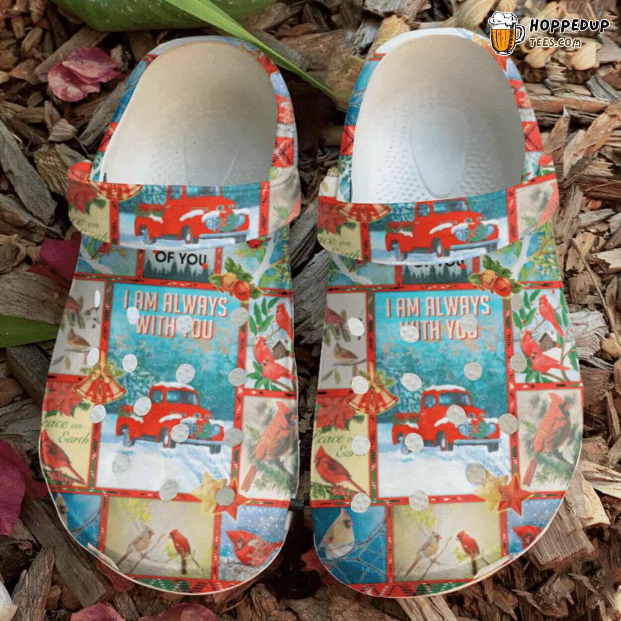 Cardinal Be With You Themed Comfortable Unique Design Clog Shoes