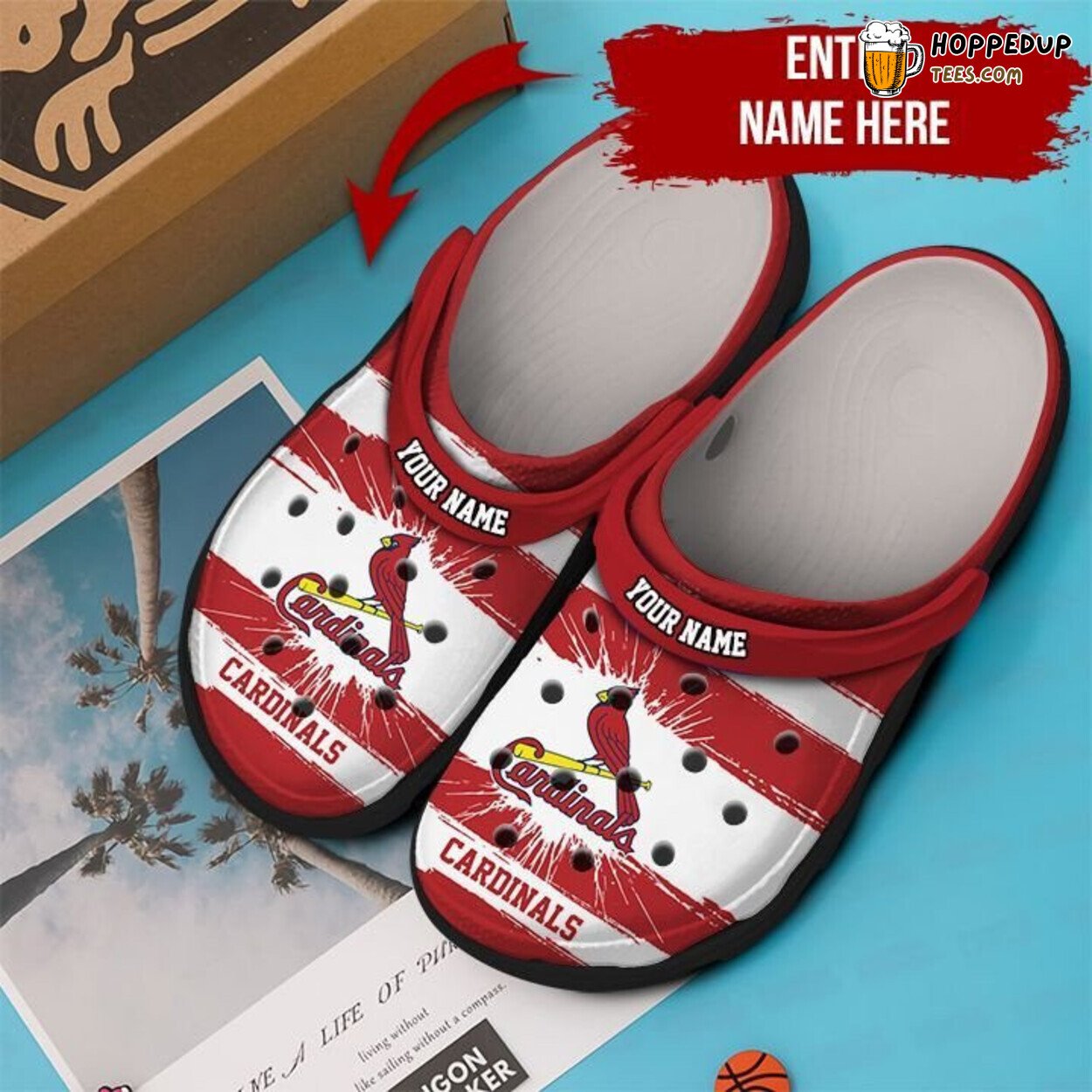 Cardinals Crocbland Personalized 81253Tp Unique Comfortable Clog