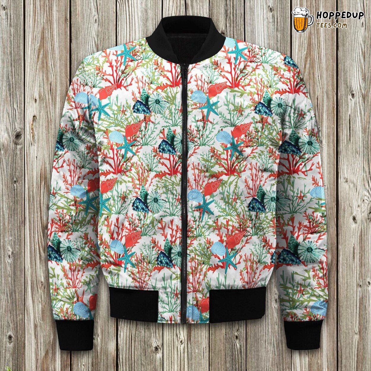 Caribbean Splash Bomber Jacket