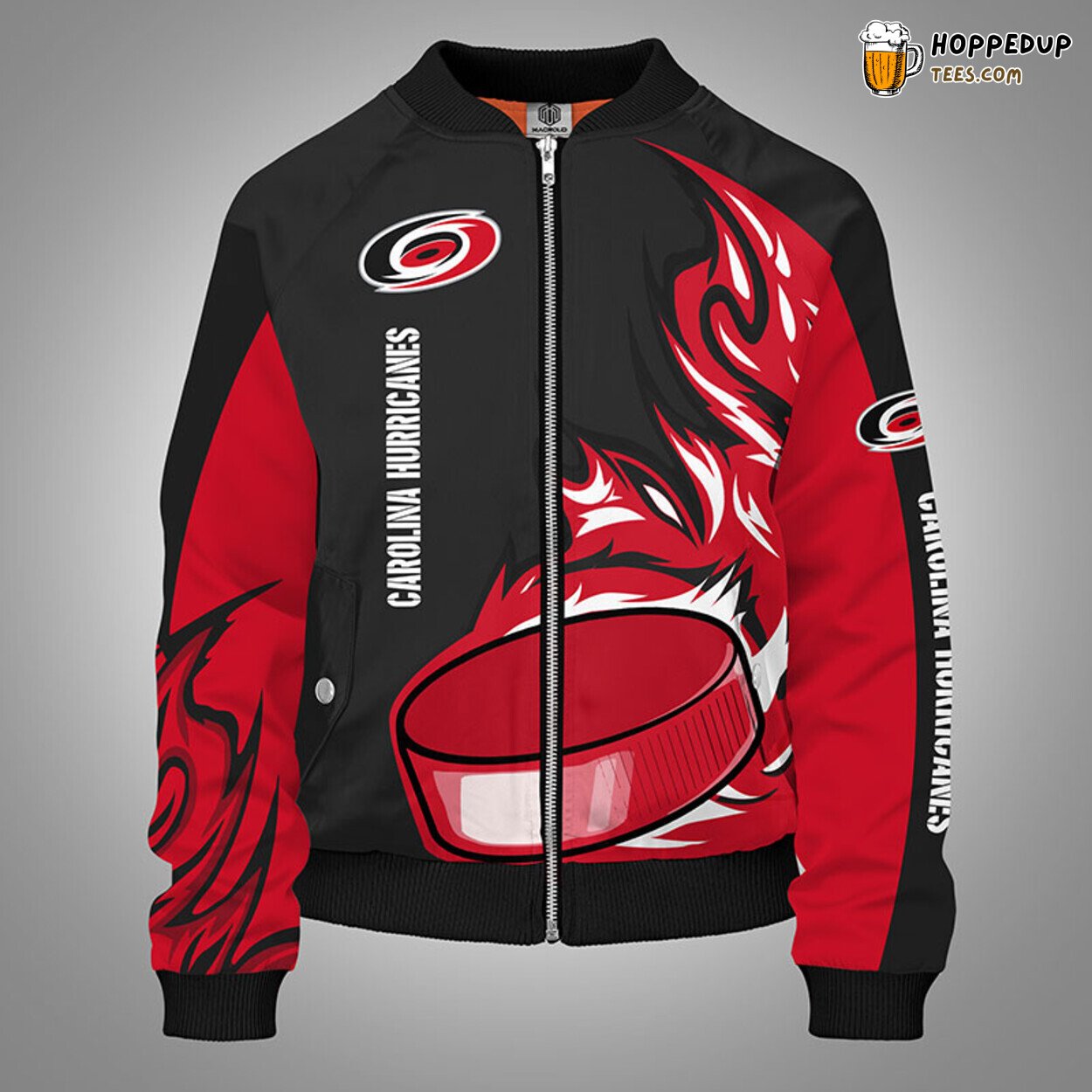 Carolina Hurricanes NHL Red Distinct Bomber Jacket Unique Stylish Look