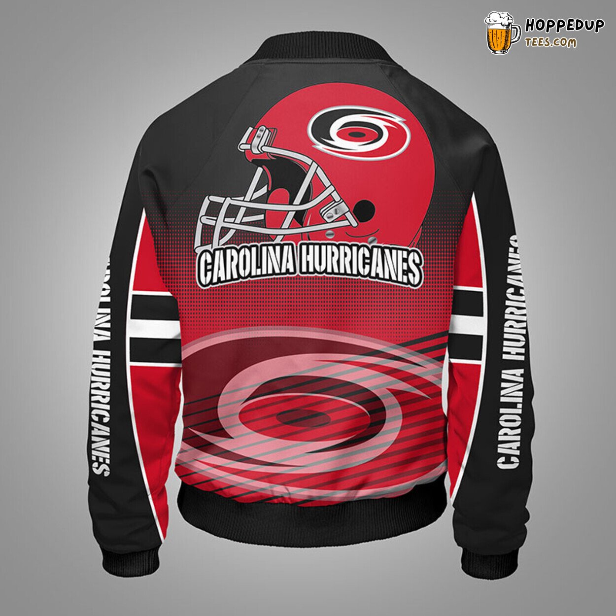 Carolina Hurricanes NHL Red Themed Unique Bomber Jacket Stylish Design Look