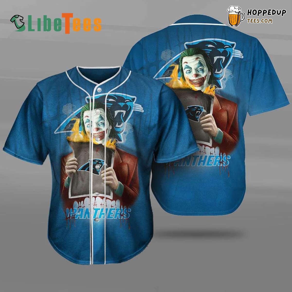 Carolina Panthers Baseball Jersey Joker Graphic Perfect Gifts For Your Loved Ones Jersey Shirt