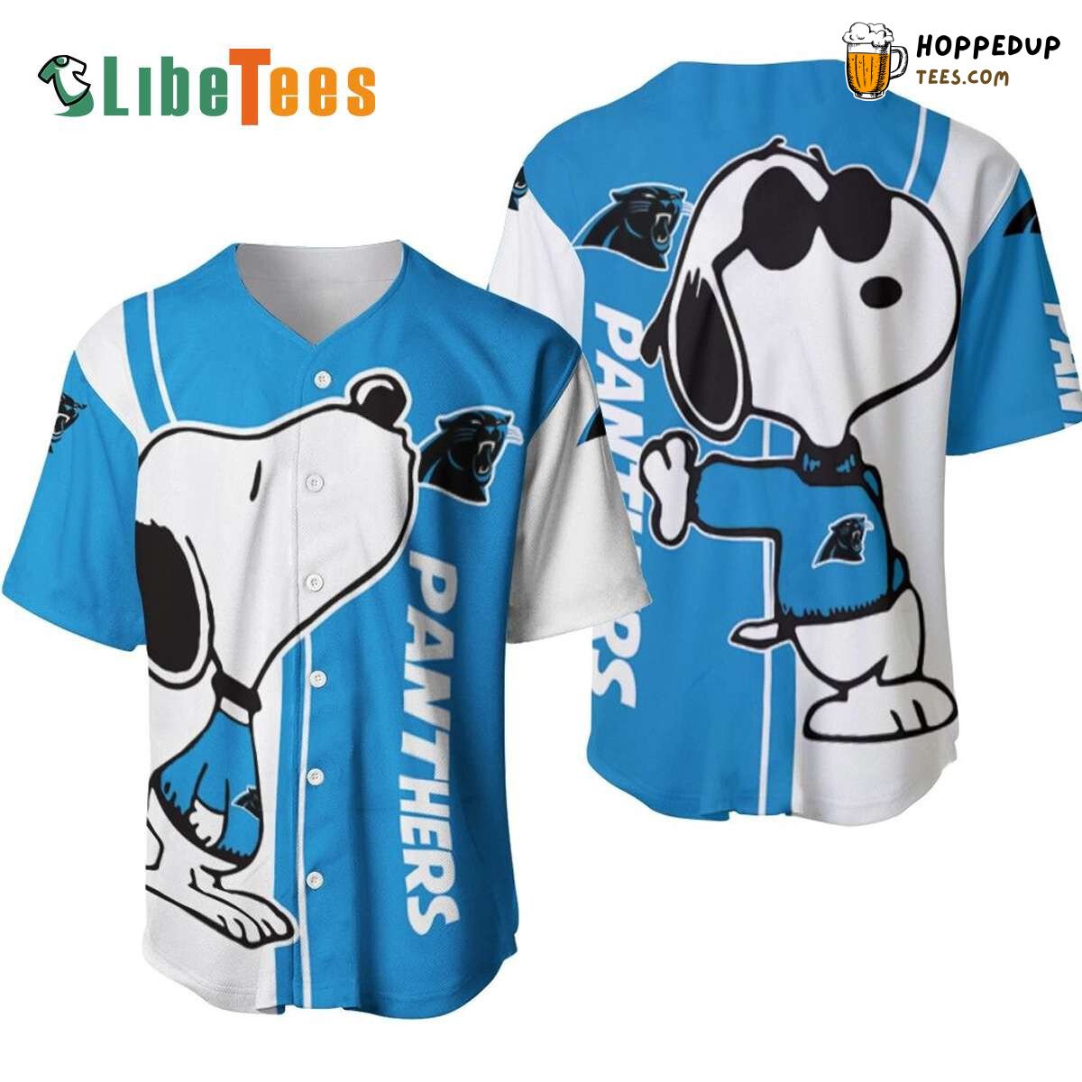 Carolina Panthers Baseball Jersey Snoopy Graphic Perfect Gifts For Your Loved Ones Jersey Shirt