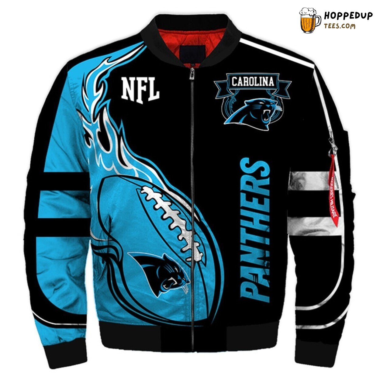 Carolina Panthers Essential Winter Bomber Jacket Men’s Protective Choice