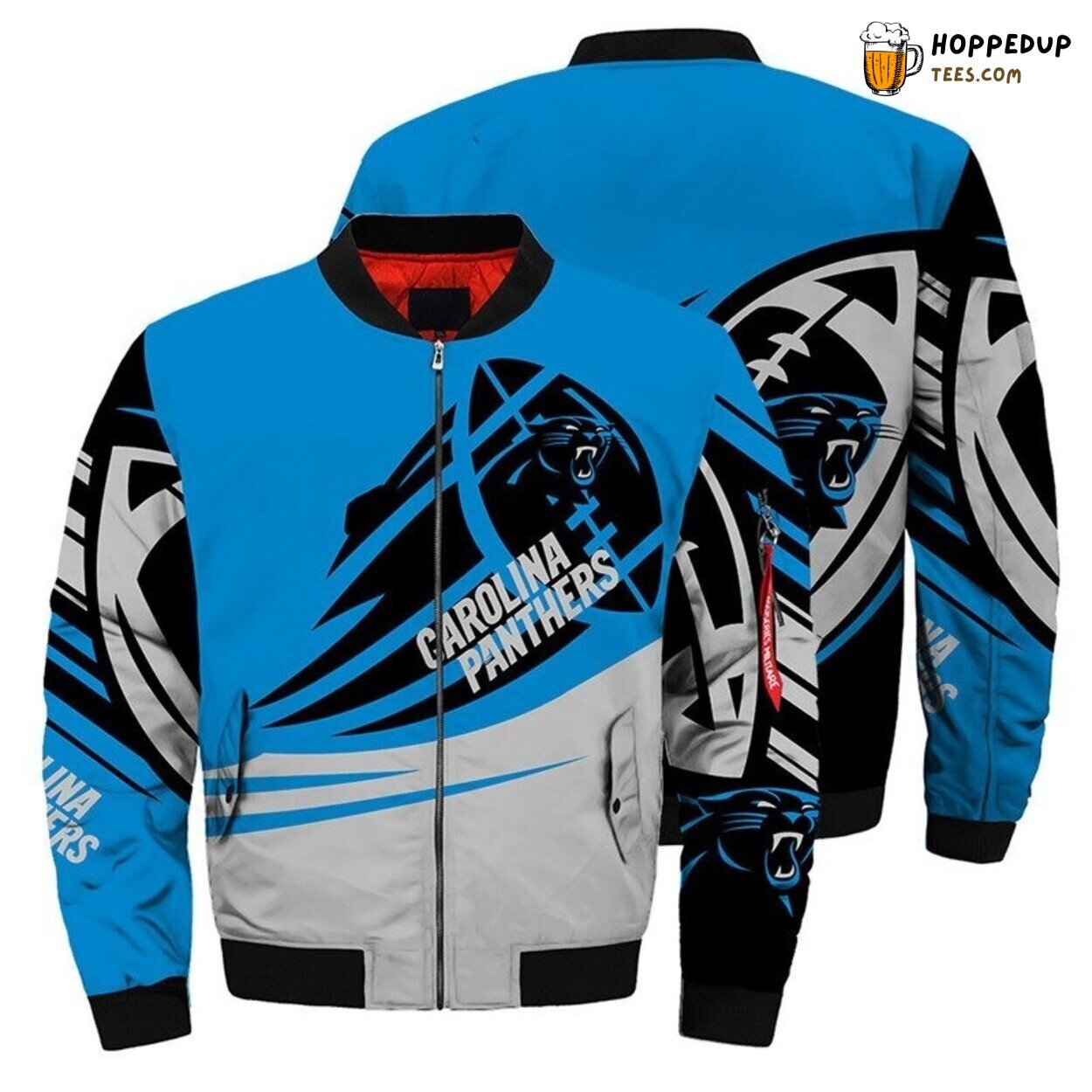 Carolina Panthers Ultra Balls Graphic Bomber Jacket Premium Sportswear