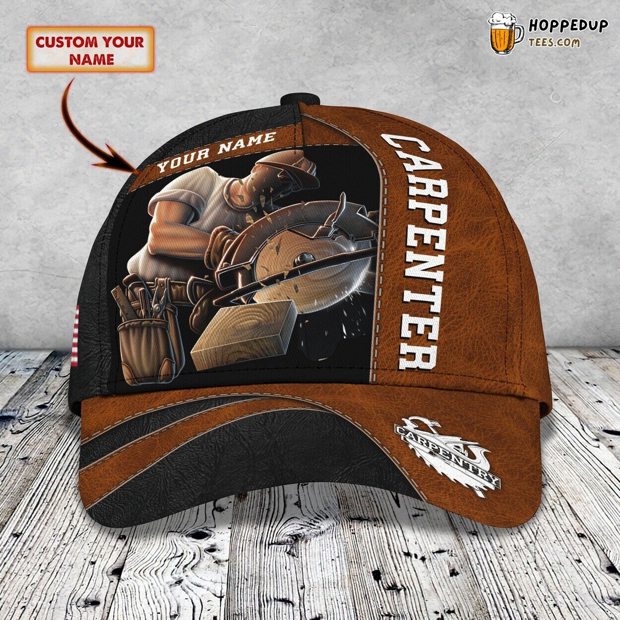 Carpenter Design Classic 3D Cap Unique Premium Edition Authentic Look