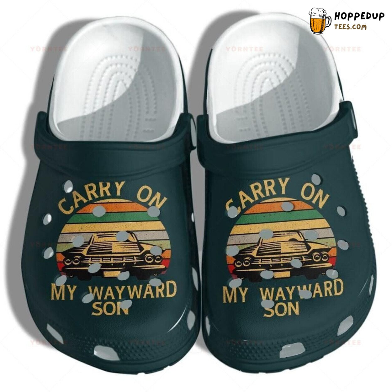 Carry On My Wayward Son Humorous Lover Gift Comfy Rubber Clog