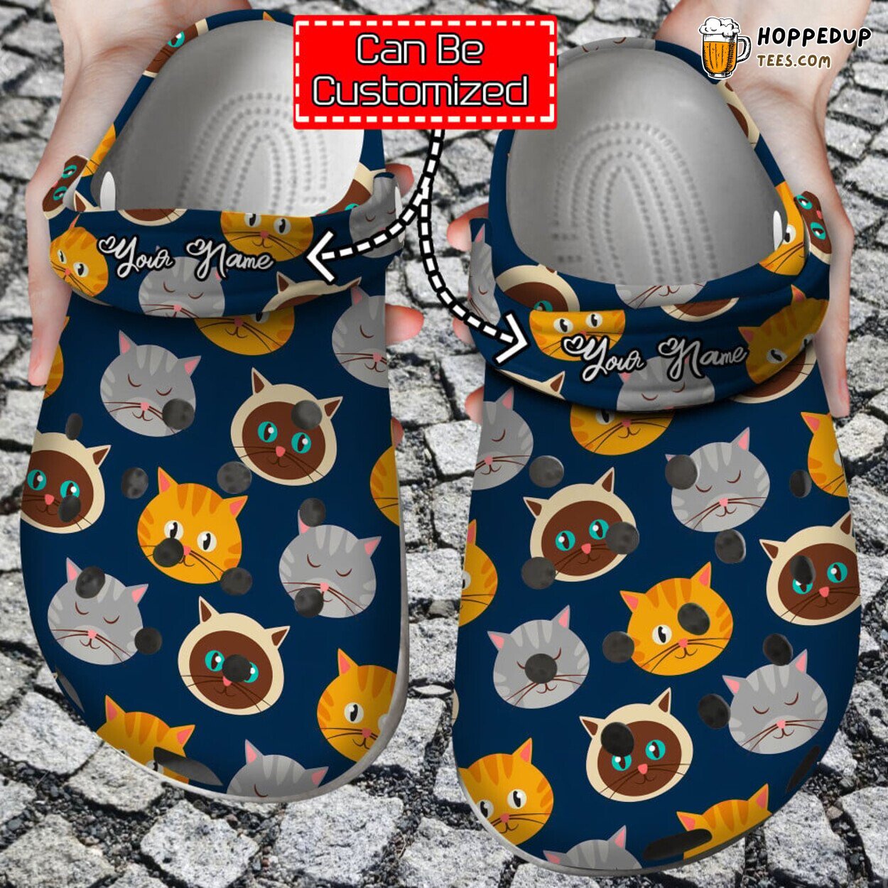 Cat Cute Pattern Limited Edition Themed Comfortable Clog Shoes