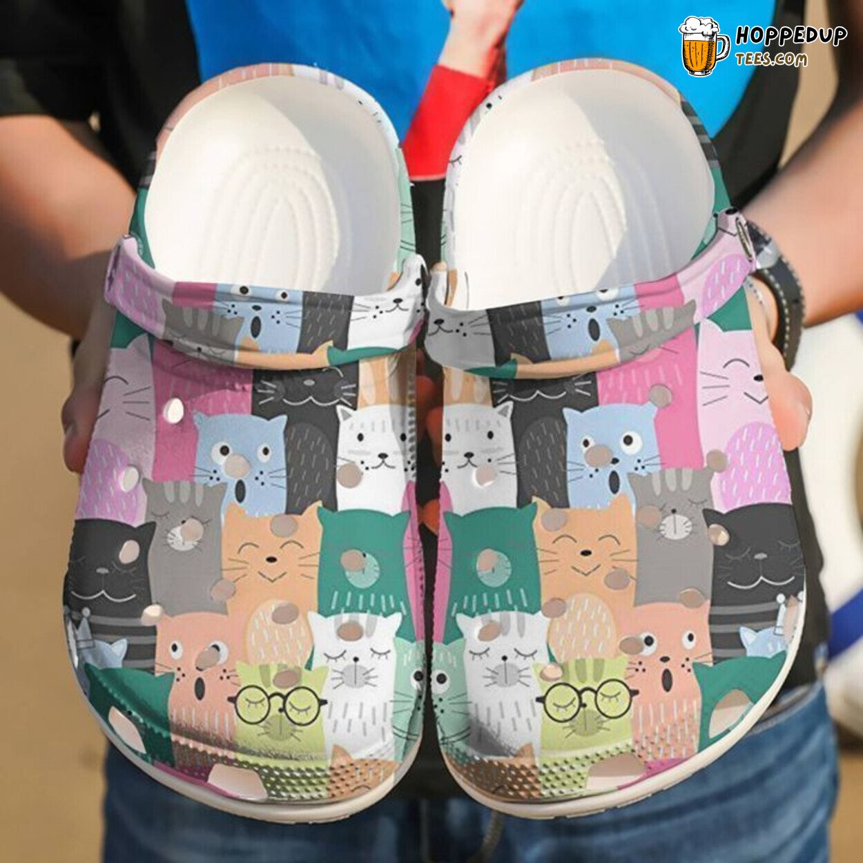 Cat Love Cats Theme Classic Comfortable Clogs Feline Inspired Footwear