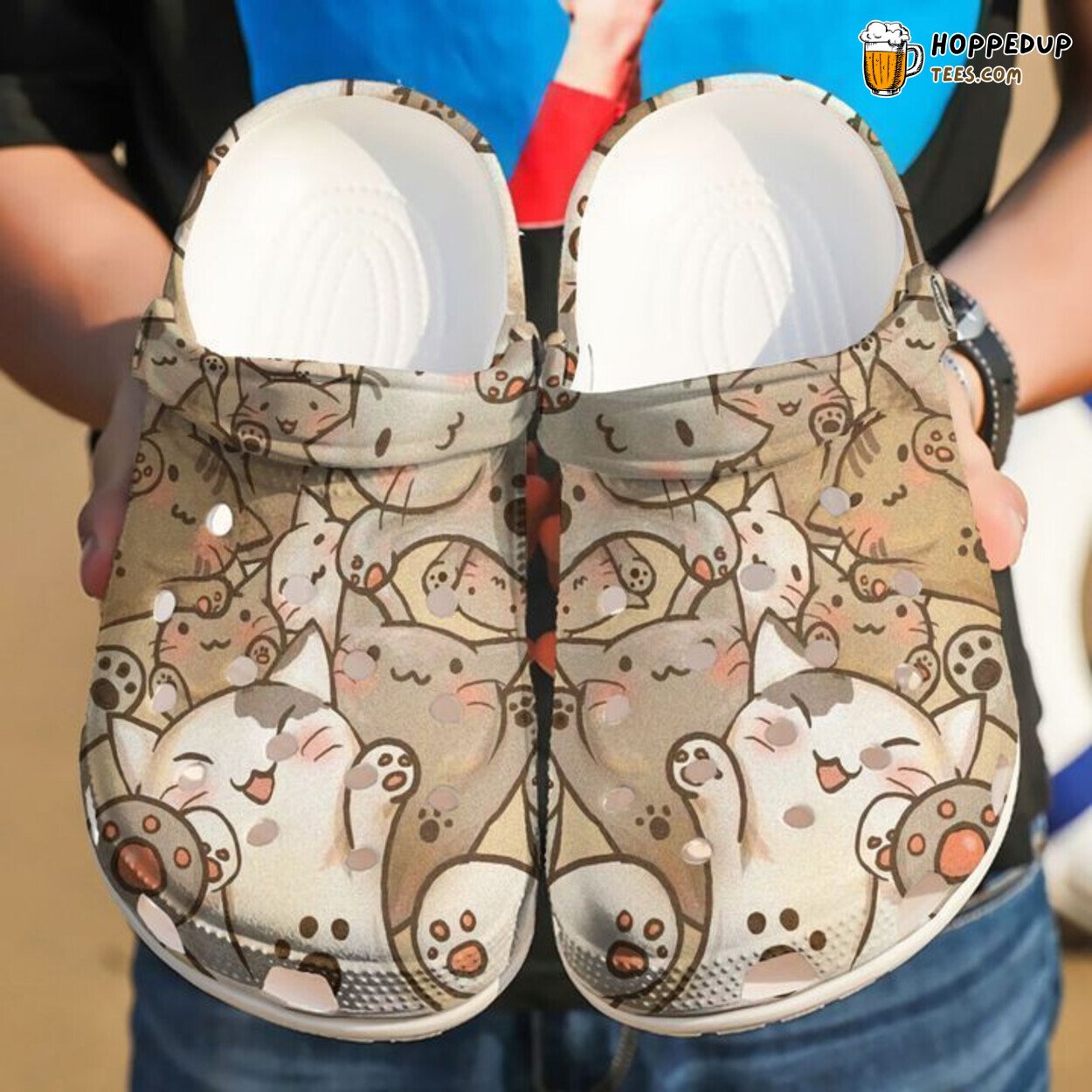 Cat Lovely Kittens Inspired Classic Comfortable Unique Clogs Shoes