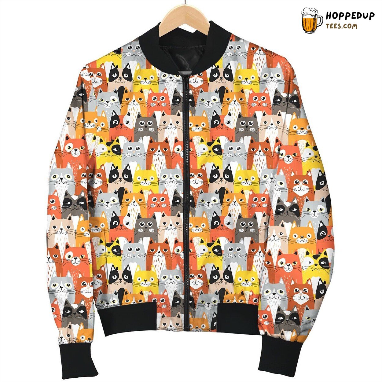 Cat Never Too Many Cats Bomber Jacket