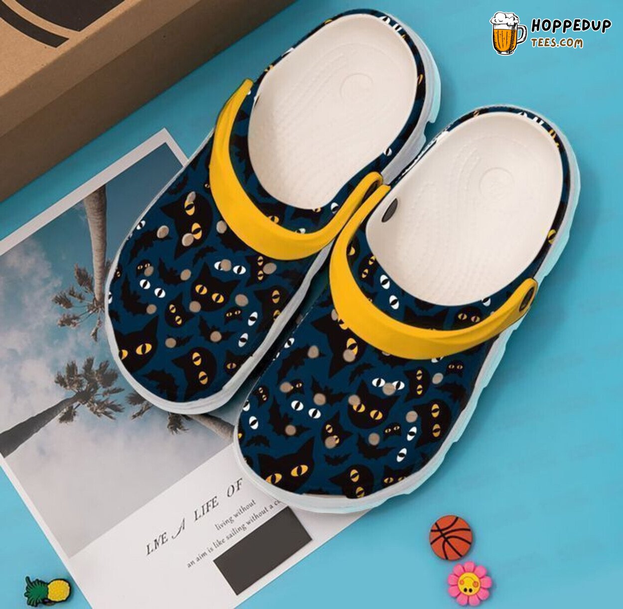 Cat Scary Classic Comfortable Unique Stylish Design Halloween Clogs