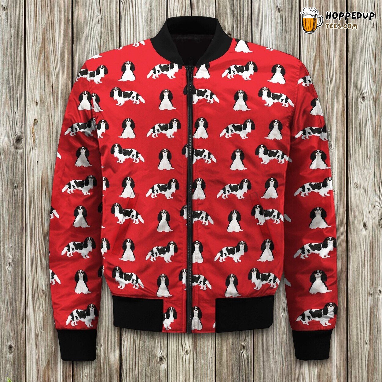 Cavalier King Charles Red Winter Bomber Jacket Best Tailored Craft