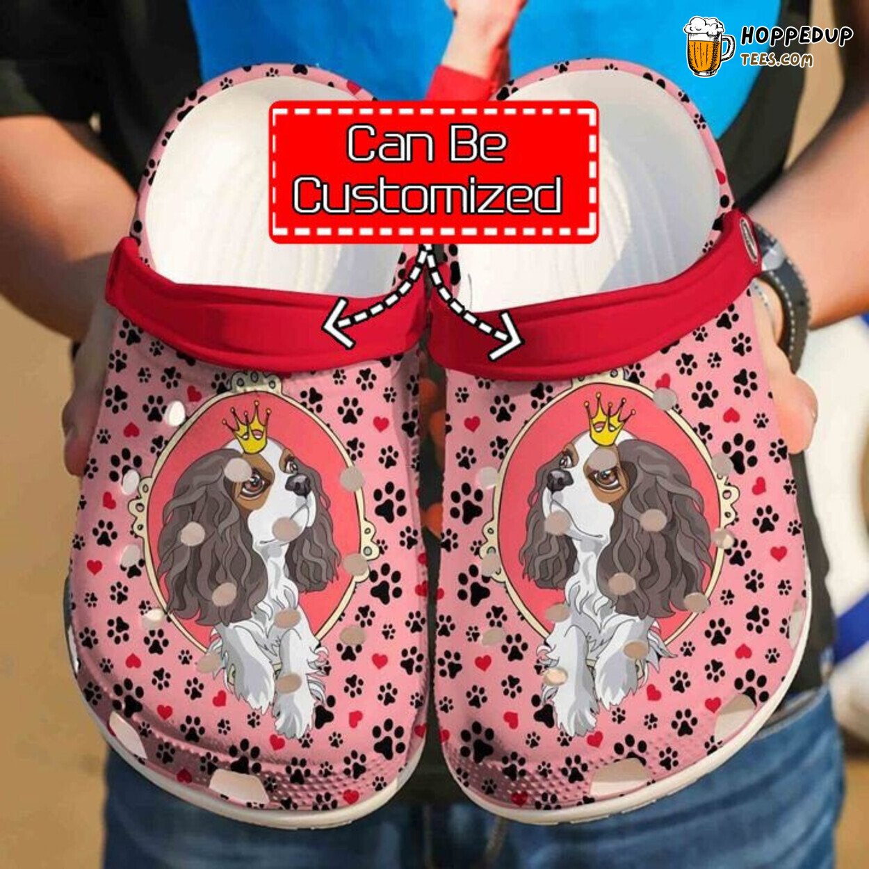 Cavalier King Charles Spaniel Cute Dog Themed Comfortable Clogs