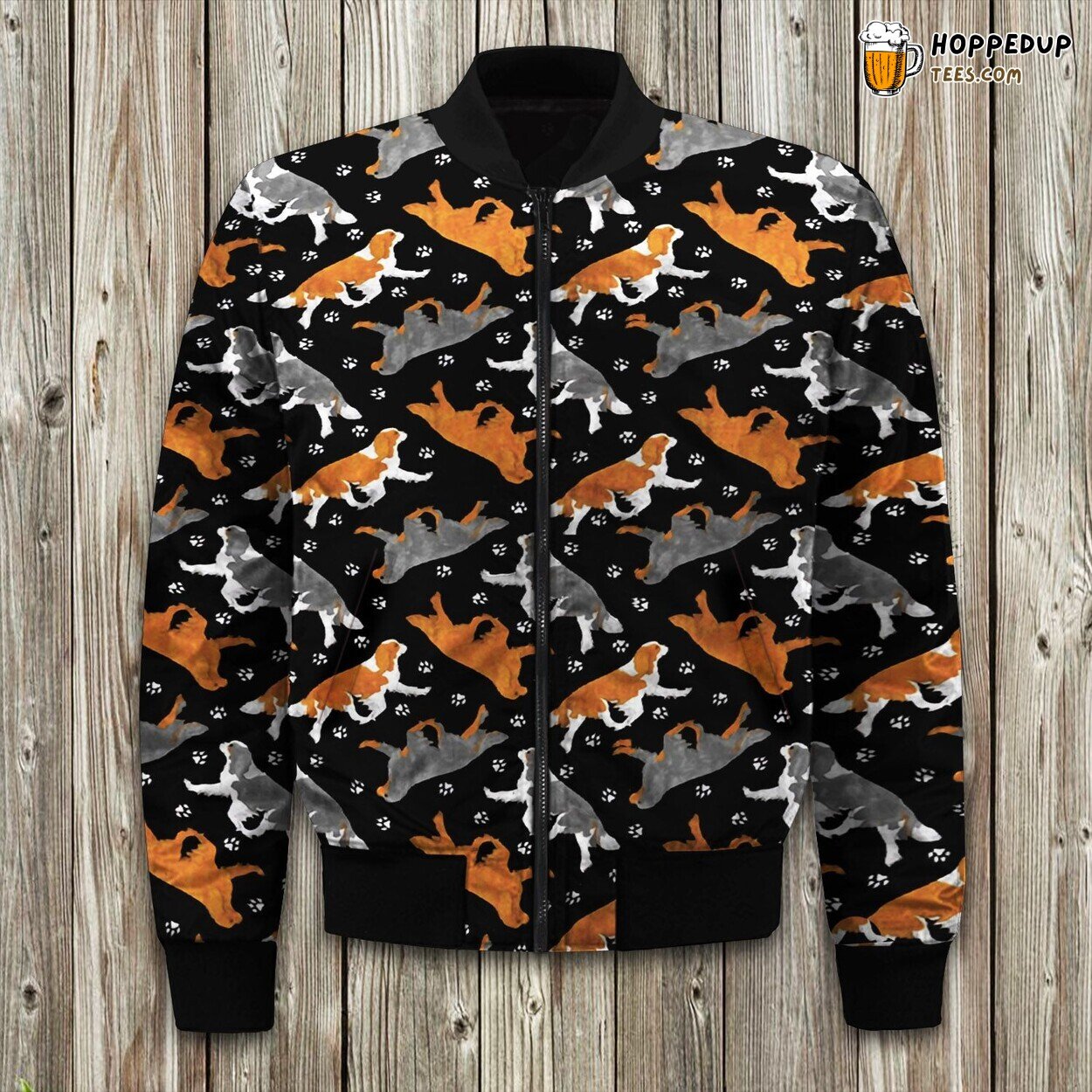 Cavalier King Charles Spaniels Bomber Jacket