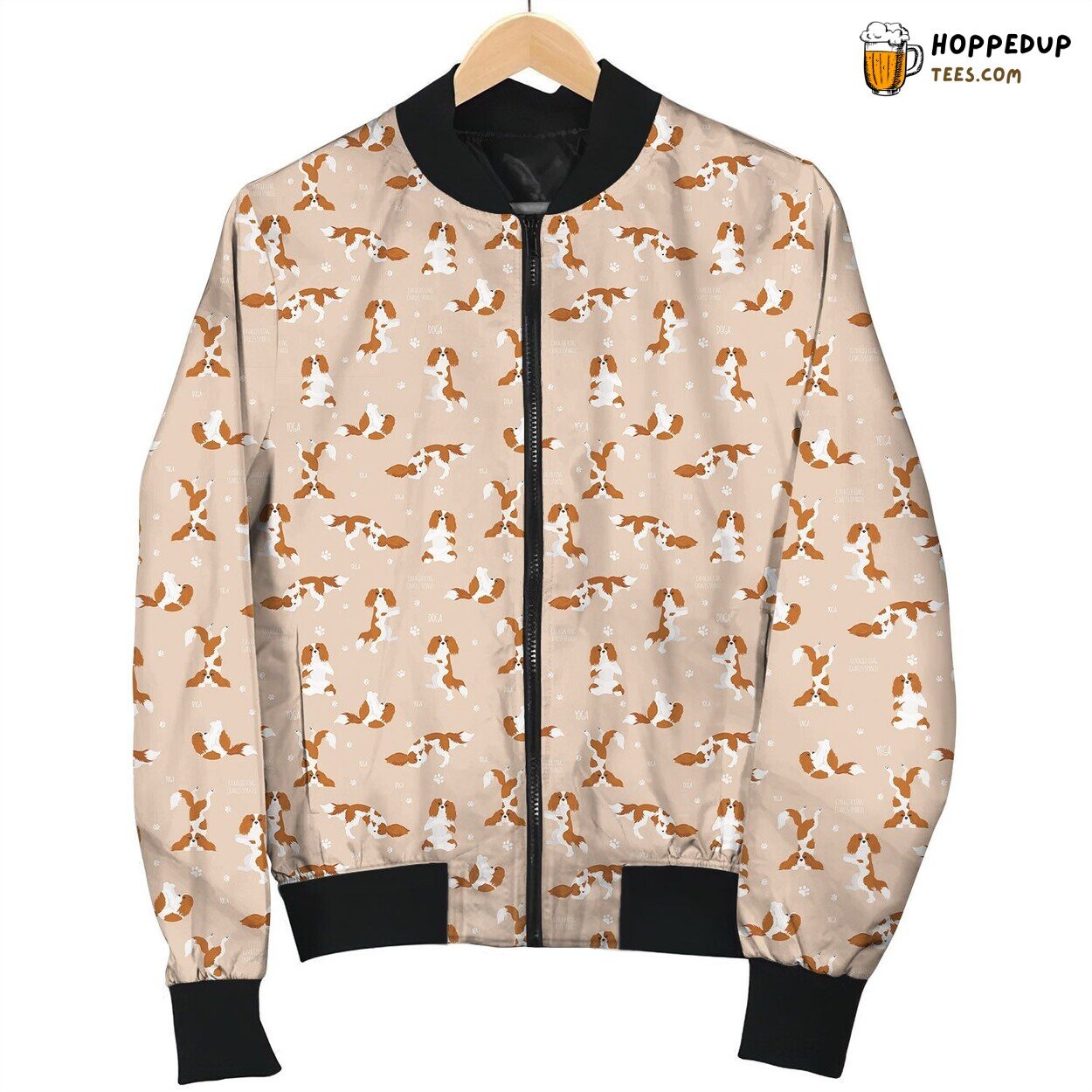 Cavalier King Yoga Bomber Jacket