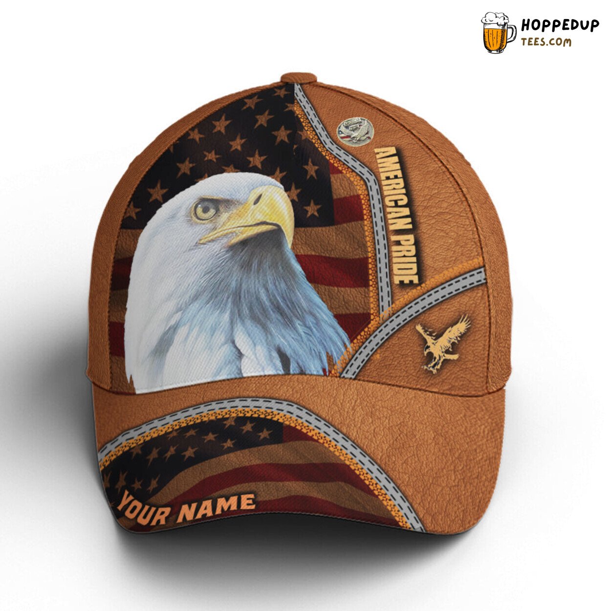 Celebrate American Pride Eagle Leather Style Unique Baseball Cap Look Celebrate American Pride Eagle Leather Style Unique Baseball Cap Look