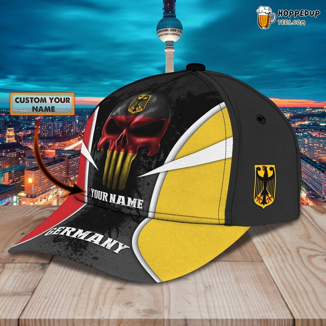 Celebrate Germany 3D Classic Cap Personalized Unique Name Edition