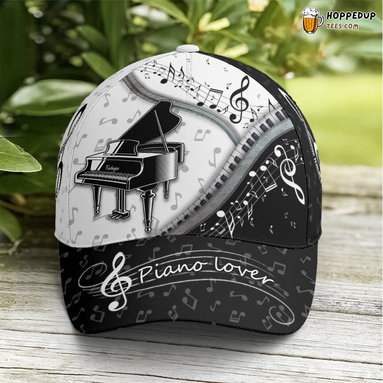 Celebrate Music Piano Rhythm Note Unique Baseball Cap Design