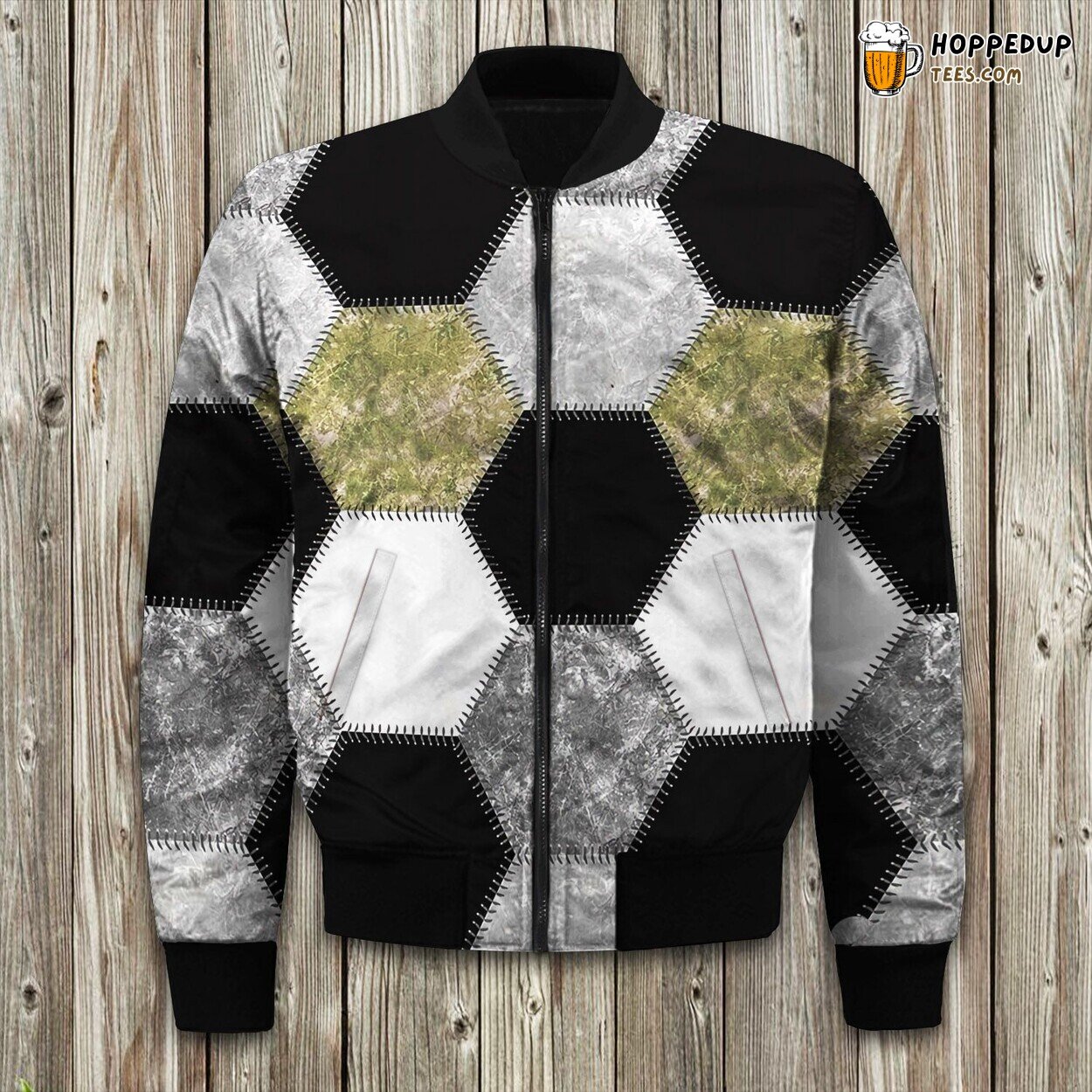 Celebrate the Soccer Spirit Winter Bomber Jacket Tailored Warm Style