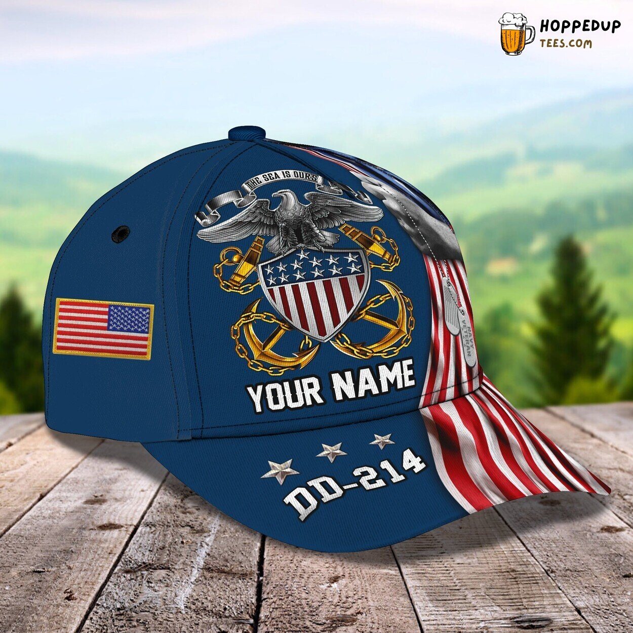 Celebrate the Valor of Navy Veterans Personalized 3D Classic Cap Honor