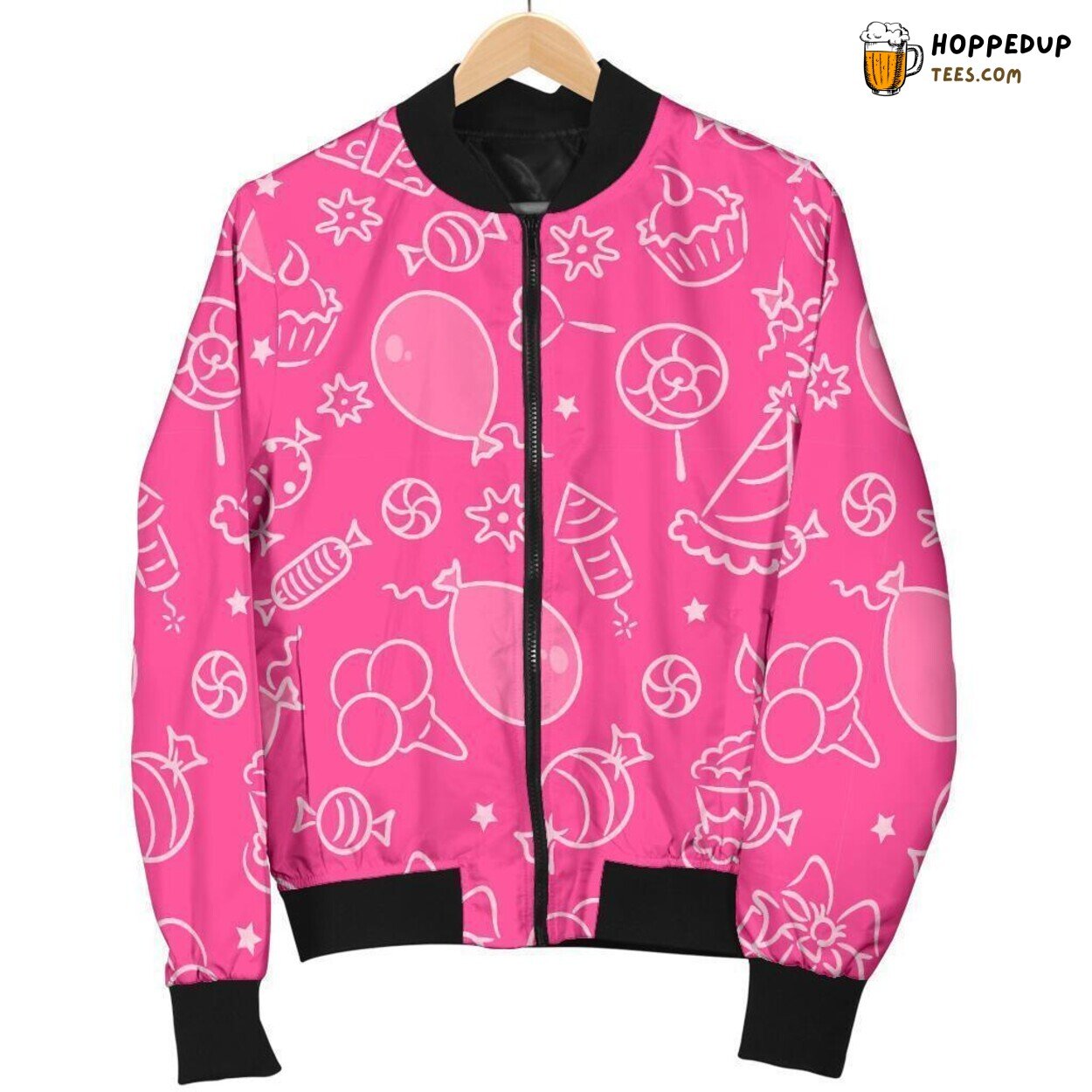 Celebrating Birthday Joy Men’s Bomber Jacket Unique Pattern Design Display Celebrating Birthday Joy Men’s Bomber Jacket Unique Pattern Design Display