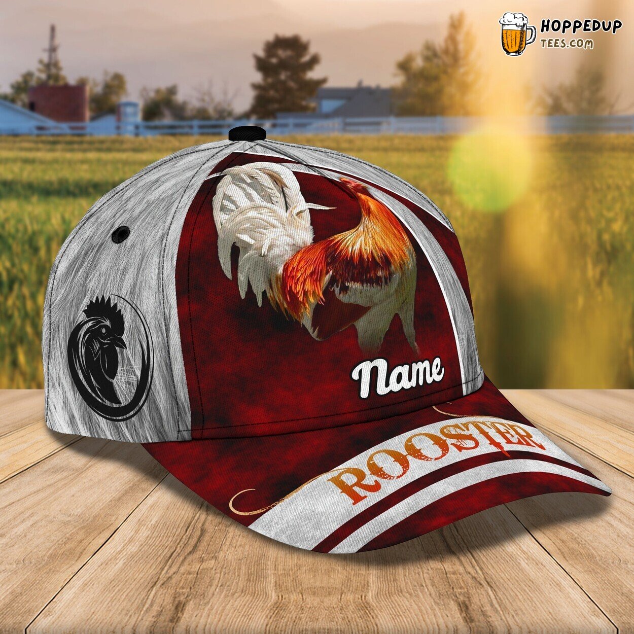 Celebrating Roosters 3D Classic Cap Personalized Unique Name Style