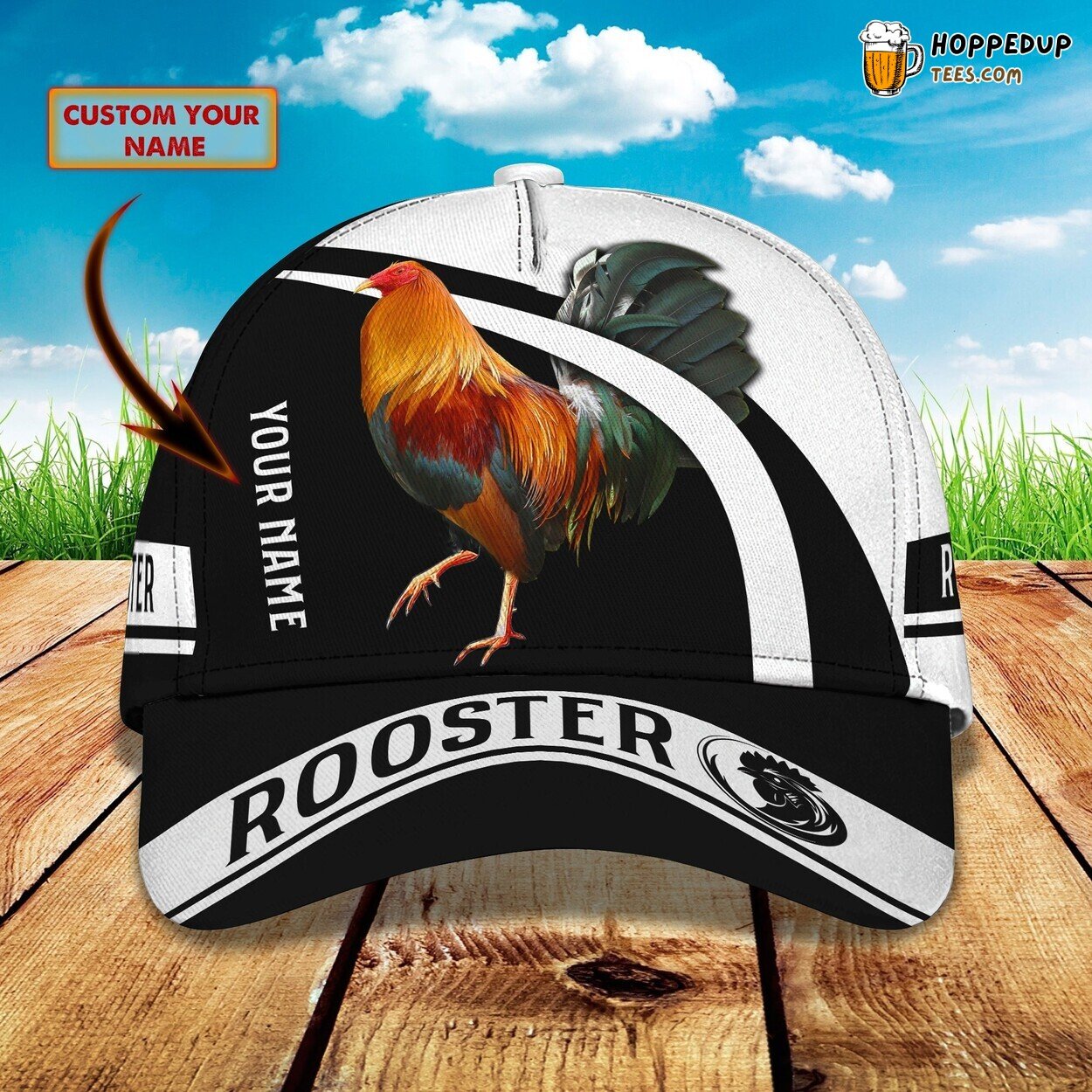 Celebrating Rooters 3D Classic Cap Personalized Unique Name Trend