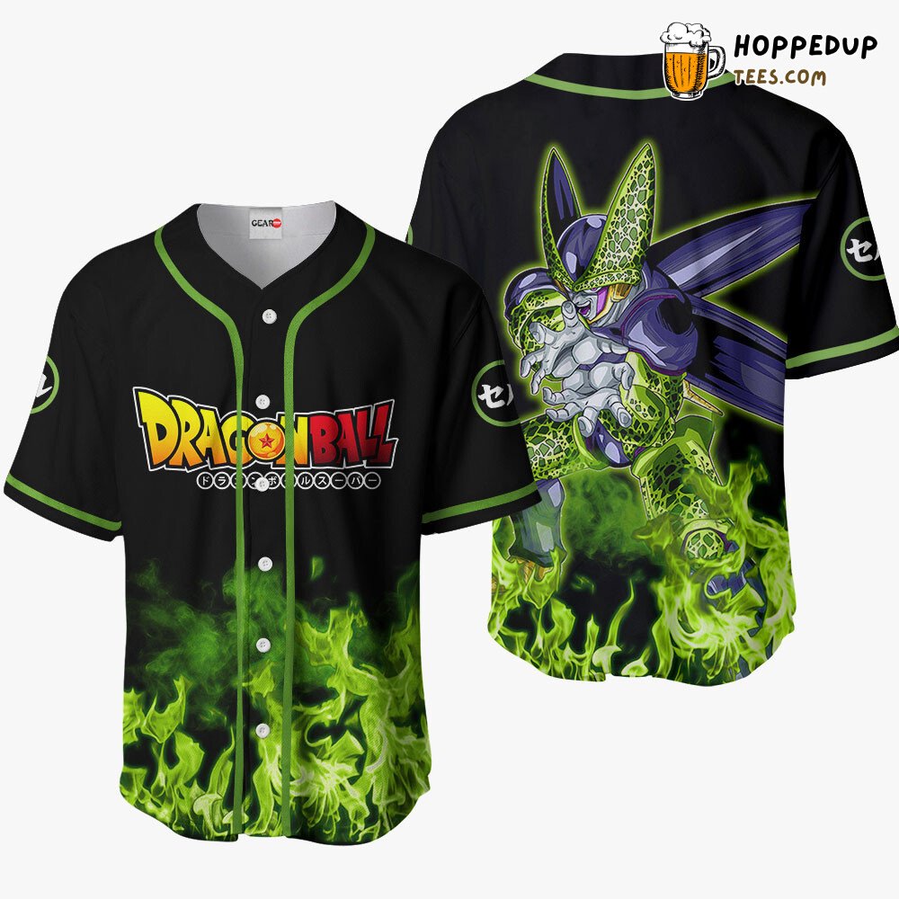 Cell Distinctive Unique Anime Design Baseball Jersey Collection Edition Cell Distinctive Unique Anime Design Baseball Jersey Collection Edition
