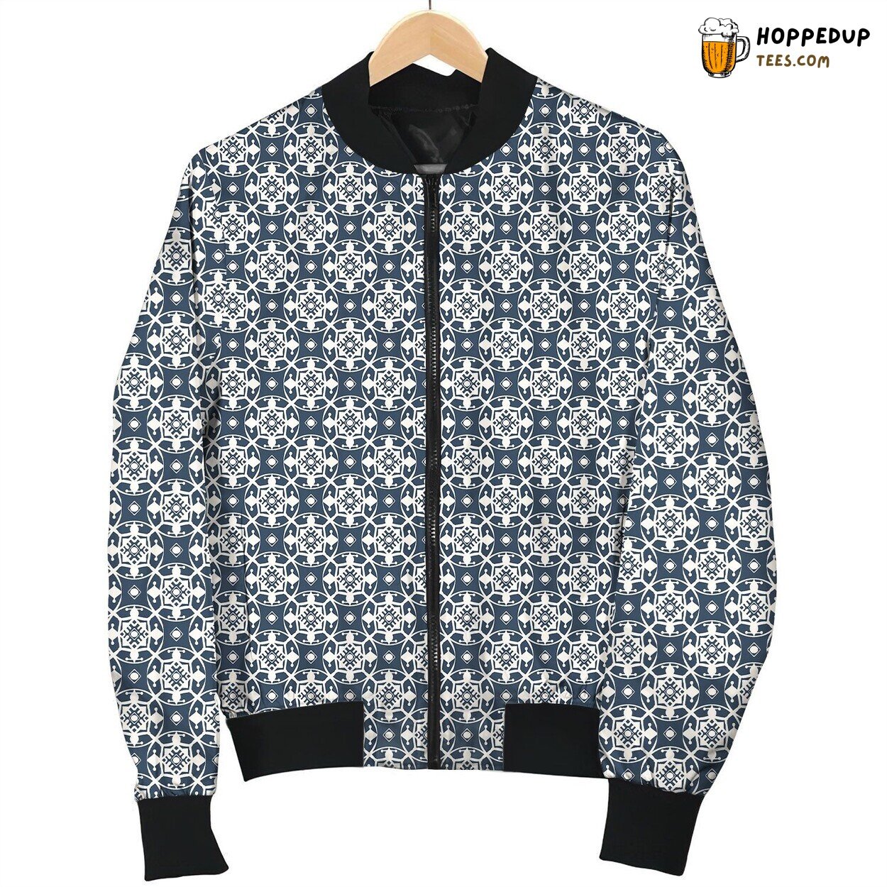 Celtic Pattern Art Bomber Jacket Ancient Traditions Meet Winter Comfort
