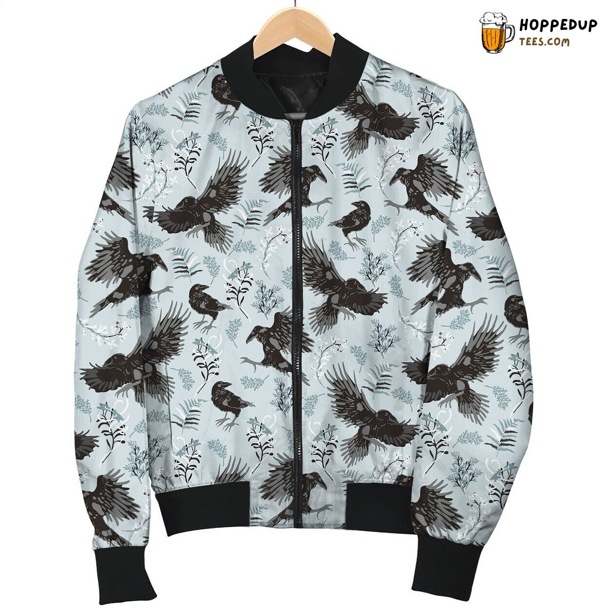 Ceow Light Blue Background Bomber Jacket