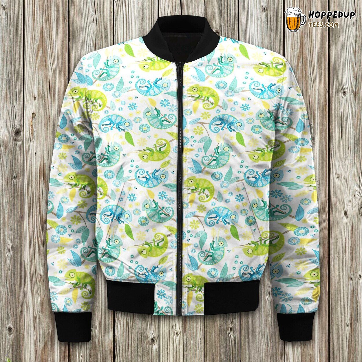 Chameleon Garden Bomber Jacket