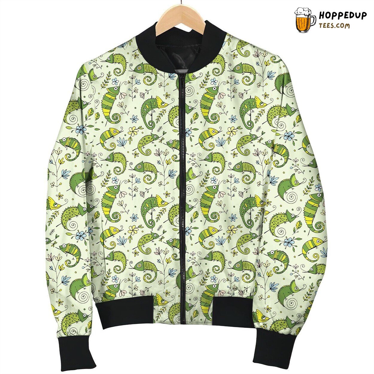 Chameleon Green Cover Bomber Jacket