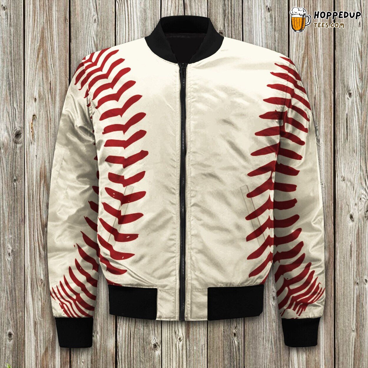 Championship Baseball Design Winter Bomber Jacket Tailored Unique Elegance Look