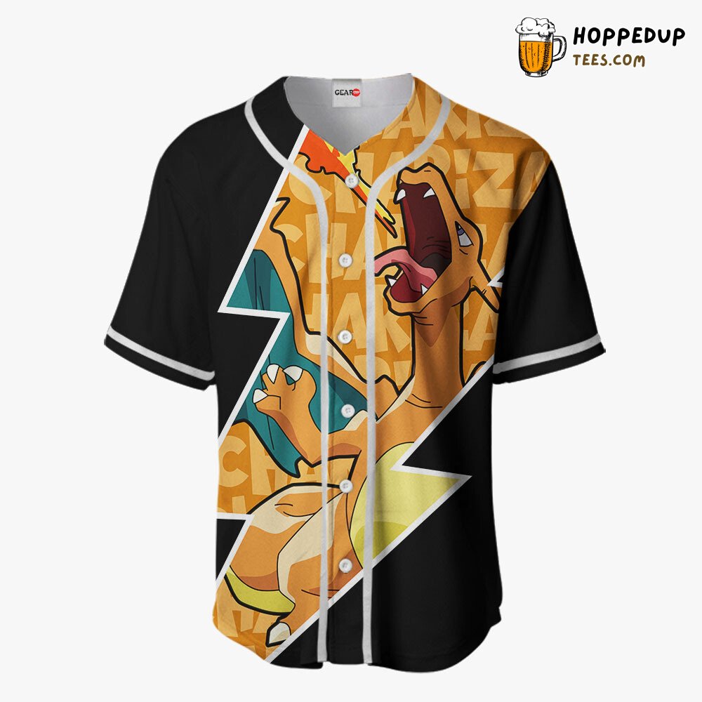Charizard Unique Distinctive Edition Design Baseball Jersey Collection