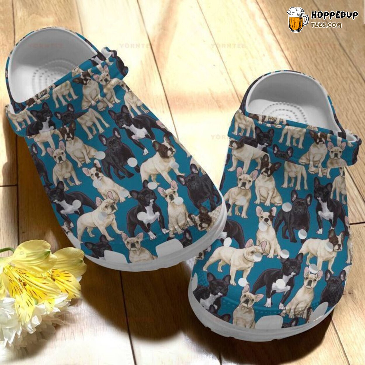 Charming French Bulldog Lovers Comfortable Rubber Clog Shoes Exclusive