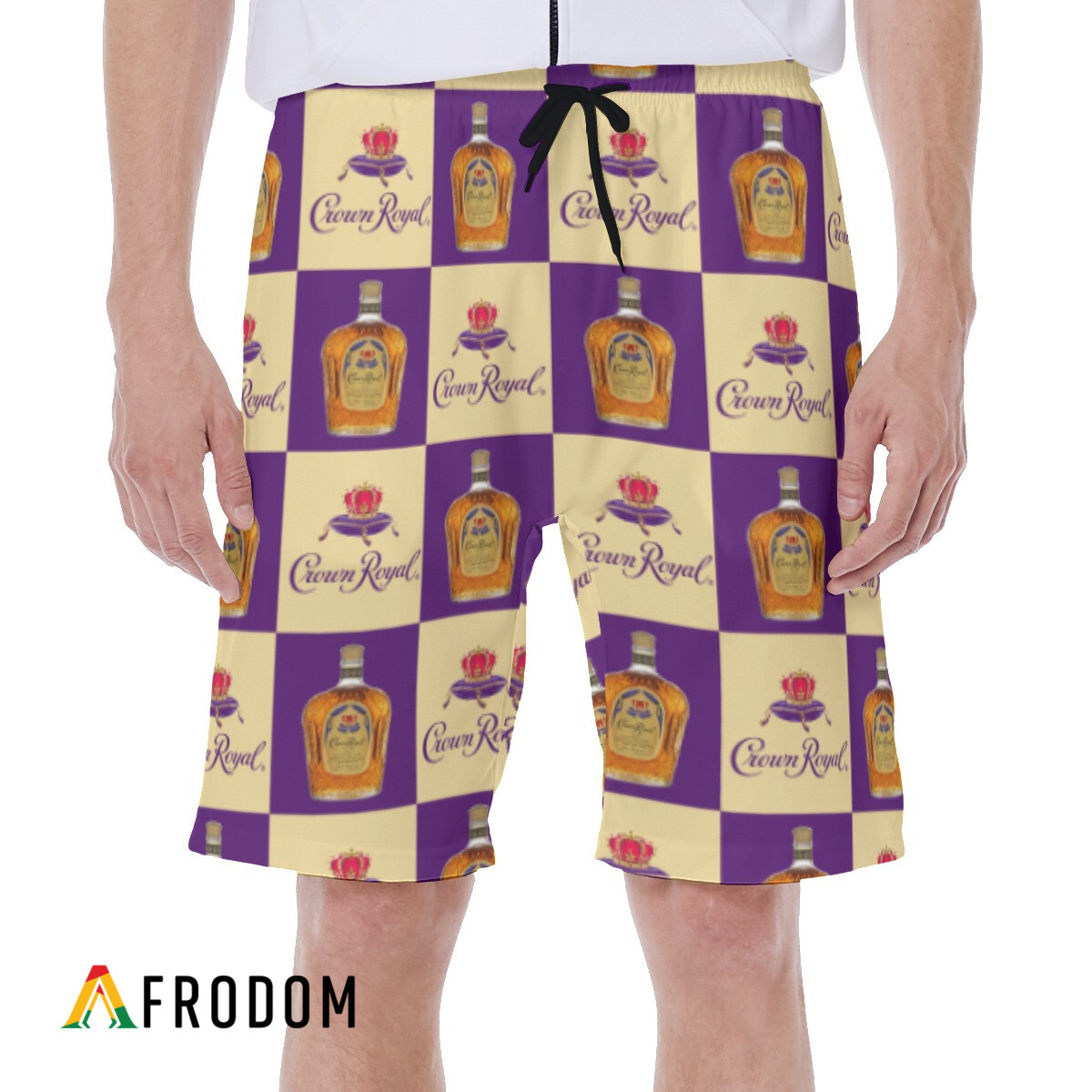 Checkerboard Crown Royal Hawaiian Shorts HU