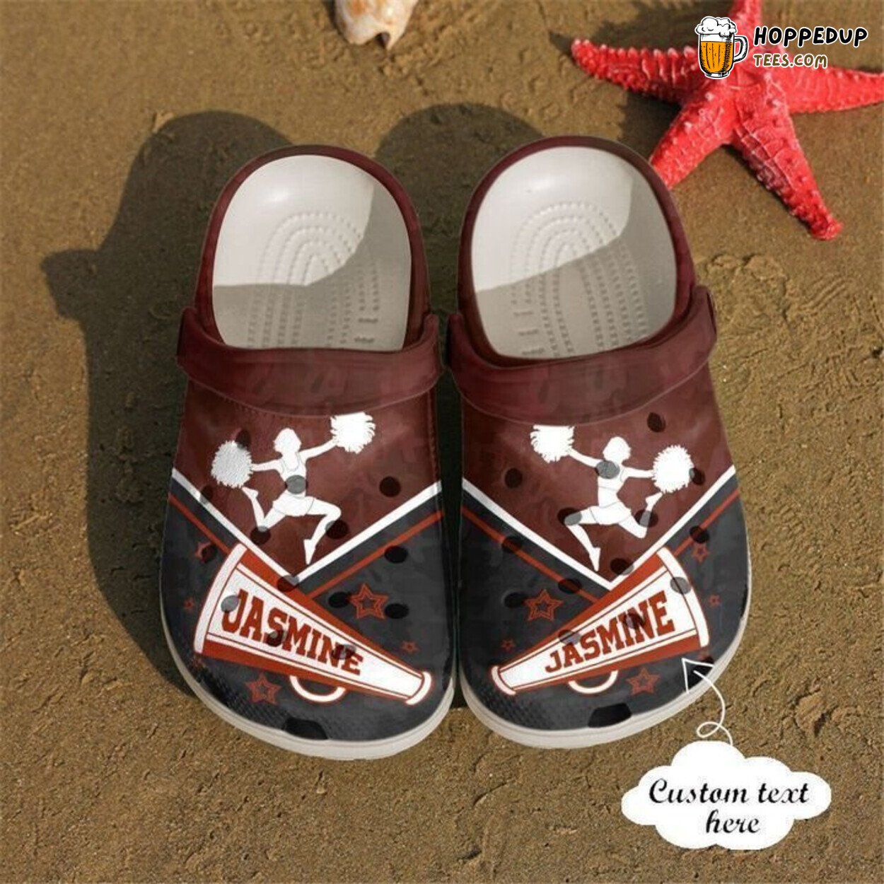 Cheerleader Personalized Girl Classic Comfortable Unique Clogs Shoes