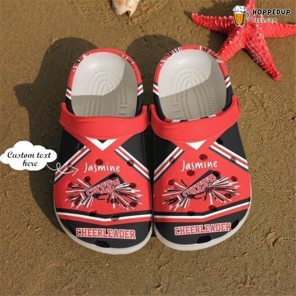 Cheerleader Personalized Glowing Classic Comfortable Unique Clogs