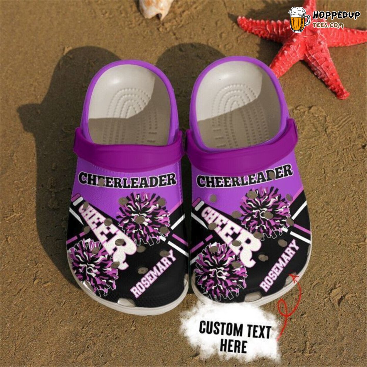 Cheerleading Personalized Cheerleader Classic Comfortable Unique Clogs Shoes