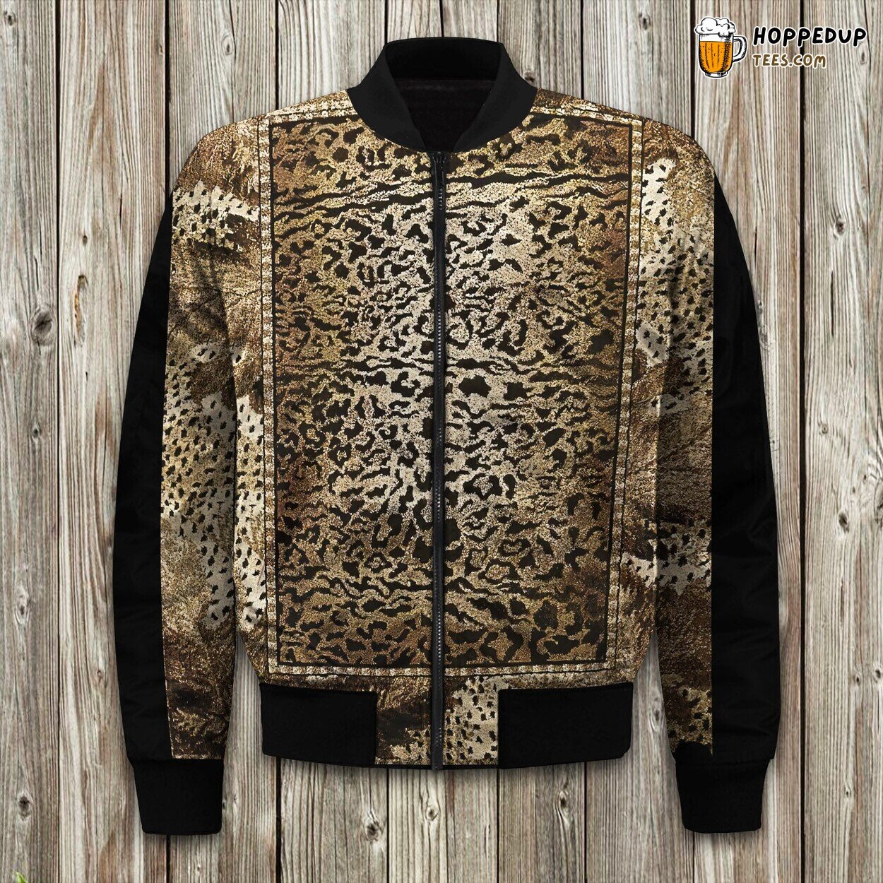 Cheetah And Leopard Animal Bomber Jacket